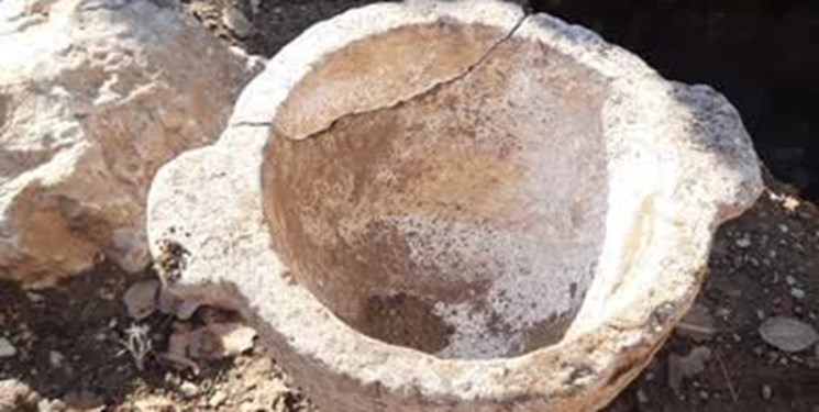 « گلدان سنگی» دوره ساسانی در یاسوج کشف شد+ تصاویر