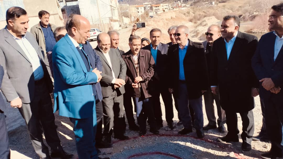کلنگ زنی طرح ساماندهی رودخانه بشار یاسوج
