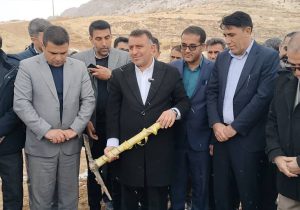 کلنگ زنی مجتمع ادارات شهرستان مارگون 