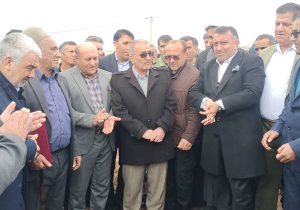 کلنگ زنی هنرستان دوازده کلاسه شهرستان مارگون