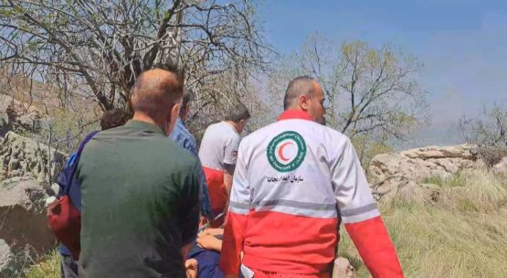 نجات خانم ۳۸ ساله دچار مار گزیدگی در ارتفاعات روستای آزادی ،بخش لوداب استان کهگیلویه و بویراحمد