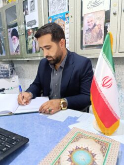 یاسر بامیان سرپرست هلال احمر شهرستان دنا