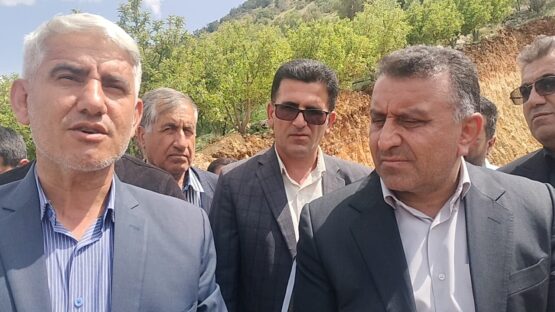 مراسم کلنگ زنی مدرسه روستای تلخدان دشت روم 