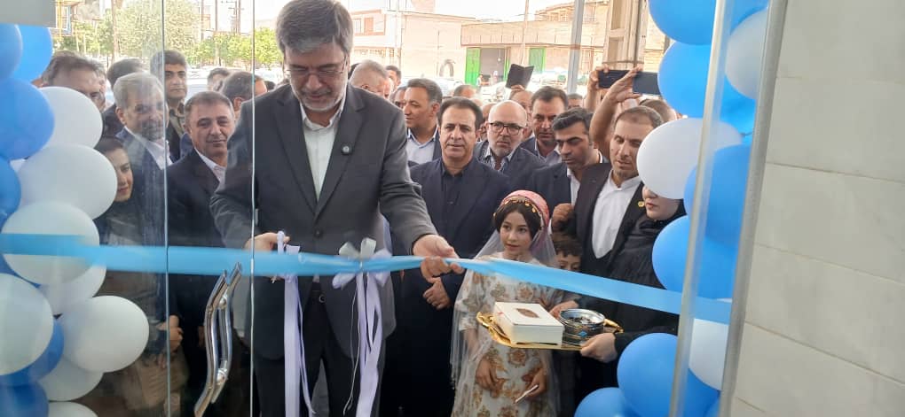 افتتاح ساختمان شرکت بیمه ایران شعبه دهدشت