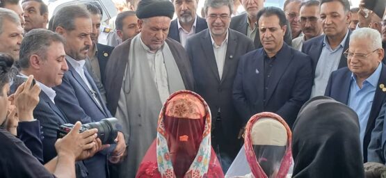 افتتاح ساختمان شرکت بیمه ایران شعبه دهدشت