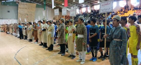 برگزاری مراسم افتتاحیه جام اقتدار ایران دانش آموزان شهرستان بویراحمد با حضور 268 تیم 1 جام اقتدار ایران